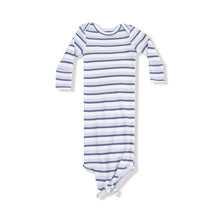 Load image into Gallery viewer, Vintage Stripe Blue Knotted Gown
