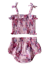 Load image into Gallery viewer, Violet Rose Top &amp; Bloomer
