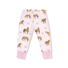 Load image into Gallery viewer, Pink Horses PJ Set
