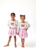 Load image into Gallery viewer, Candy Canes Ruffle Sweatshirt
