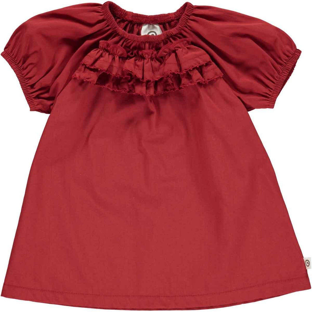 Poplin Frill Dress