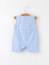 Load image into Gallery viewer, Gingham 4th of July Flag Romper
