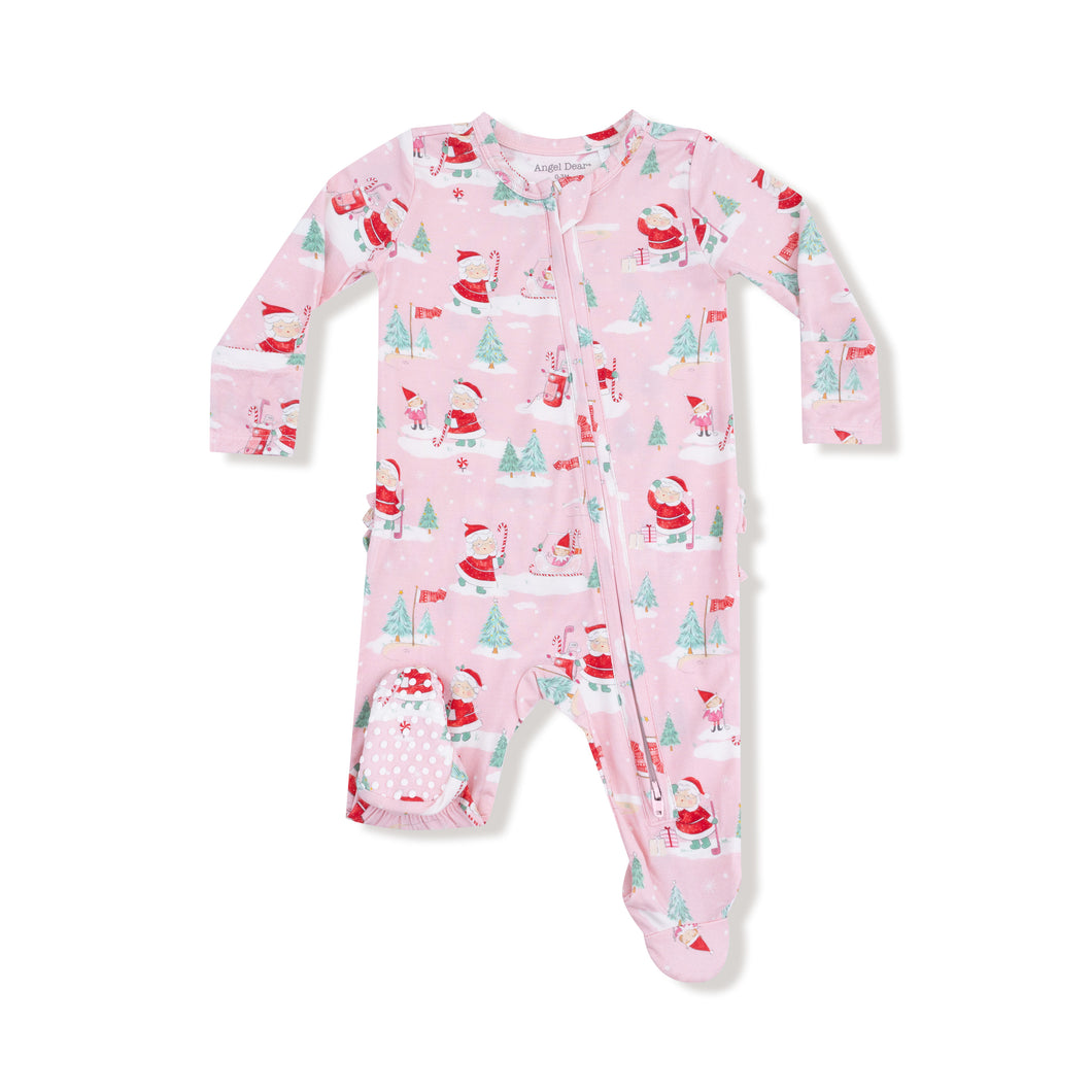 Golfing Mrs. Claus & Elves Footie