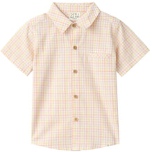 Load image into Gallery viewer, Cane Peach Plaid Top
