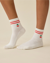 Load image into Gallery viewer, Cherry Non-Slip Crew Socks
