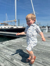 Load image into Gallery viewer, Sailboat Polo Romper
