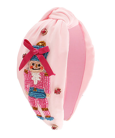Pink Nutcracker W/ Bow Headband