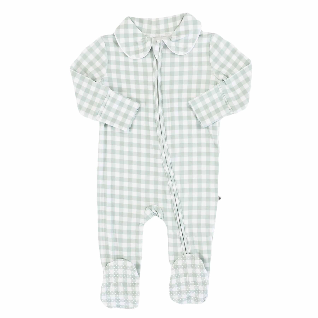 Peter Pan Collar Footie Sleeper