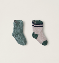 Load image into Gallery viewer, CozyChic® Toddler Athletic 2 Pack Sock Set
