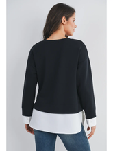 Load image into Gallery viewer, Layla Twofer Pullover Top
