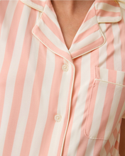 Load image into Gallery viewer, Sunset Pink Stripe PJ Set
