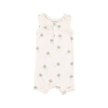 Load image into Gallery viewer, Palm Trees Shortie Romper
