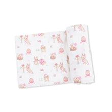 Load image into Gallery viewer, Easter Egg Hunt Pink Swaddle
