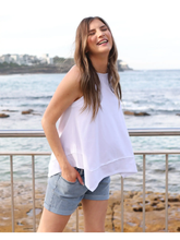 Load image into Gallery viewer, Luana Maternity Asymmetric Tee

