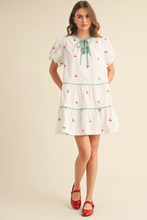 Load image into Gallery viewer, Cherries Puff Sleeve Dress
