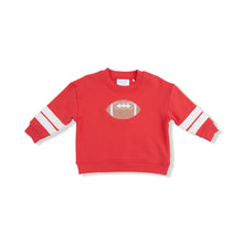 Load image into Gallery viewer, Red Varsity Stripe Sweatshirt
