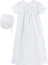 Load image into Gallery viewer, Pink Cross Embroidery Gown
