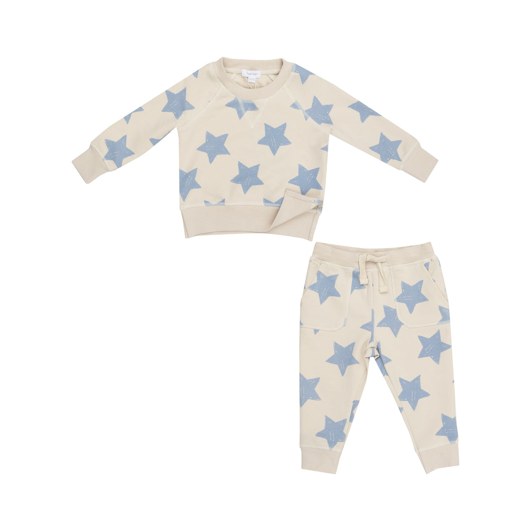 Sketchy Stars Sweatshirt & Pant Set