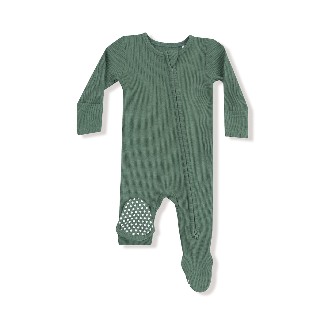 Dark Ivy Footie Sleeper