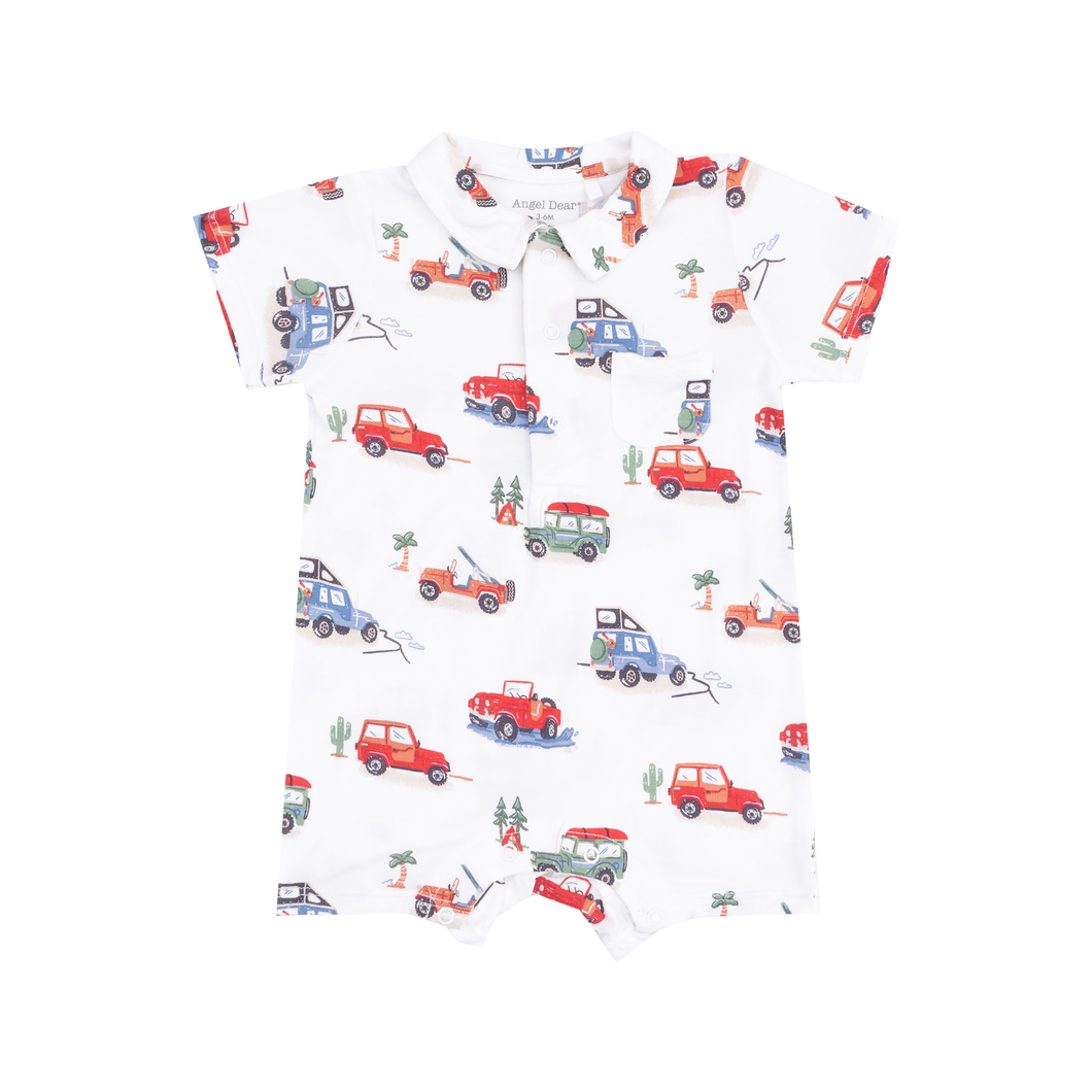 Off-Road Adventure Polo Romper