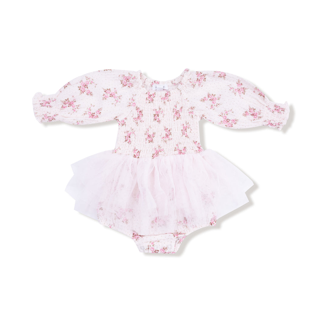 Belle Rosette Smocked Bubble Tutu