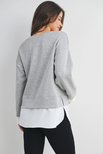 Load image into Gallery viewer, Layla Twofer Pullover Top
