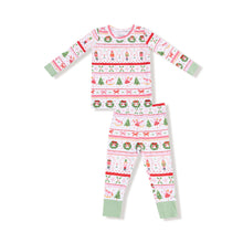 Load image into Gallery viewer, Sugar Plum Nutcracker Fair Isle PJ Set
