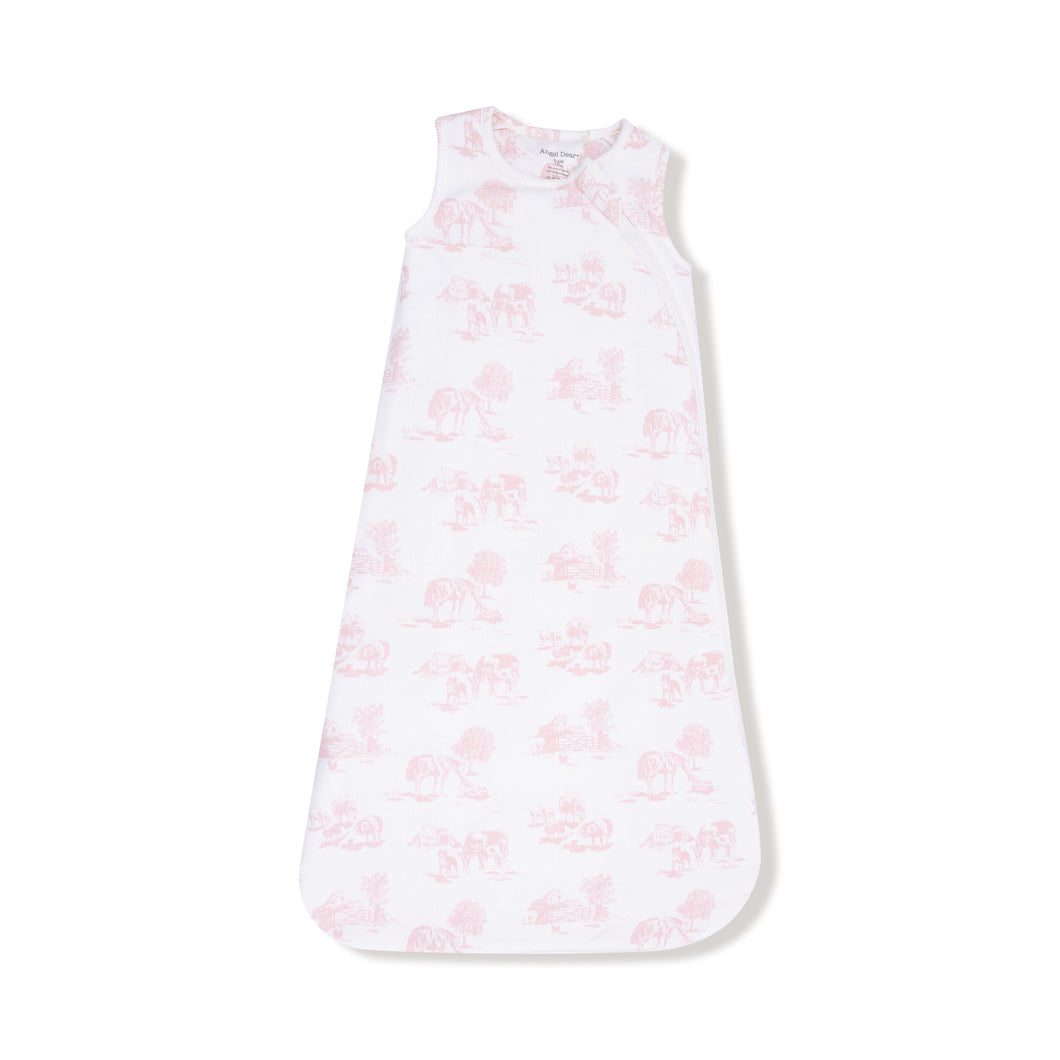 Pink Farm Toile Sleep Sack