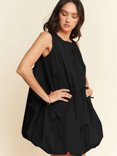 Load image into Gallery viewer, Little Black Bow Dress
