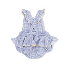 Load image into Gallery viewer, Lemon Gingham Romper
