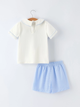 Load image into Gallery viewer, Toddler Smocked Church Christening set
