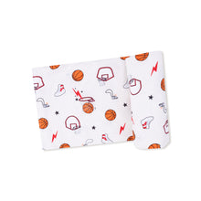 Load image into Gallery viewer, Basketball Swaddle Blanket
