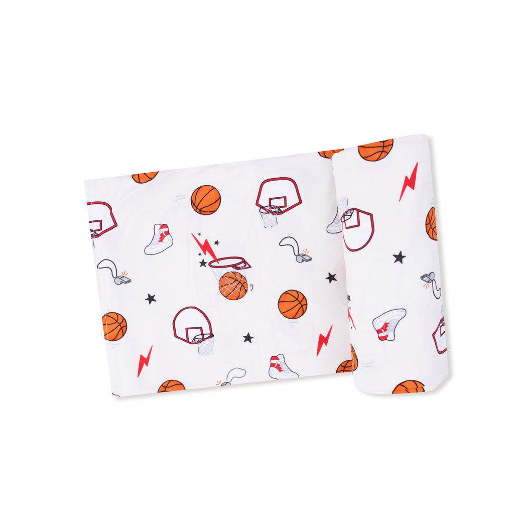 Basketball Swaddle Blanket