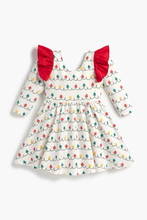 Load image into Gallery viewer, Holiday Tree Lights Dress
