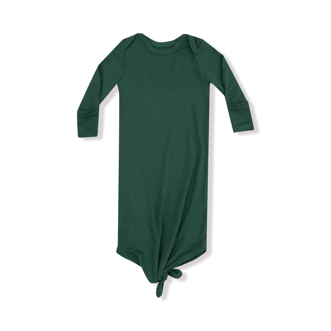 Hunter Green Knotted Gown