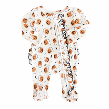 Load image into Gallery viewer, Trick Or Treat Ruffle Sleeper

