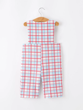 Load image into Gallery viewer, 4th of July Plaid Boys Romper
