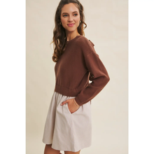 Load image into Gallery viewer, Coffee Date Back Bow Dress
