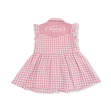 Load image into Gallery viewer, Rose Plaid Western Dress
