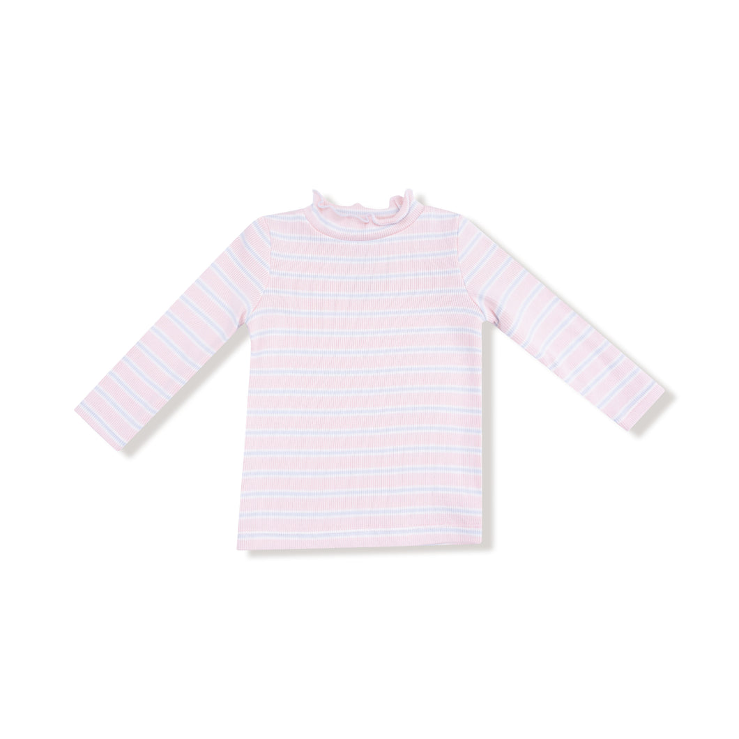 Multi Stripe Turtle Neck