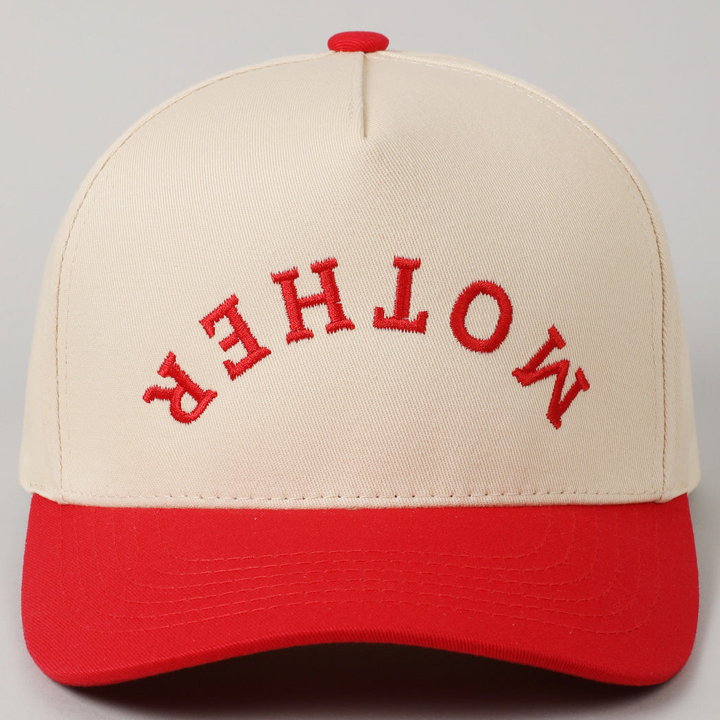 Mother Upside Down Lettering Hat
