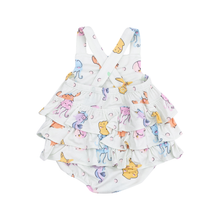 Load image into Gallery viewer, Cutie Sea Creatures Ruffle Sunsuit
