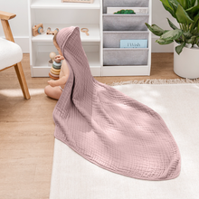 Load image into Gallery viewer, 2PK 6 Layer Hooded Baby Towels
