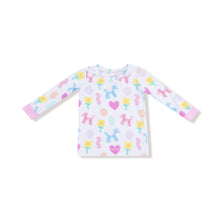 Load image into Gallery viewer, Pink Balloon Animals PJ Set
