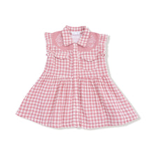 Load image into Gallery viewer, Rose Plaid Western Dress
