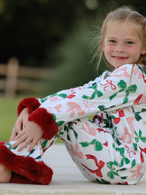 Load image into Gallery viewer, Holiday Bow PJ Set
