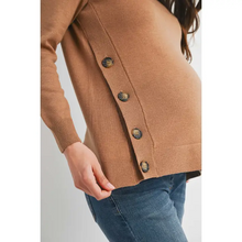 Load image into Gallery viewer, Luann Side Button Sweater
