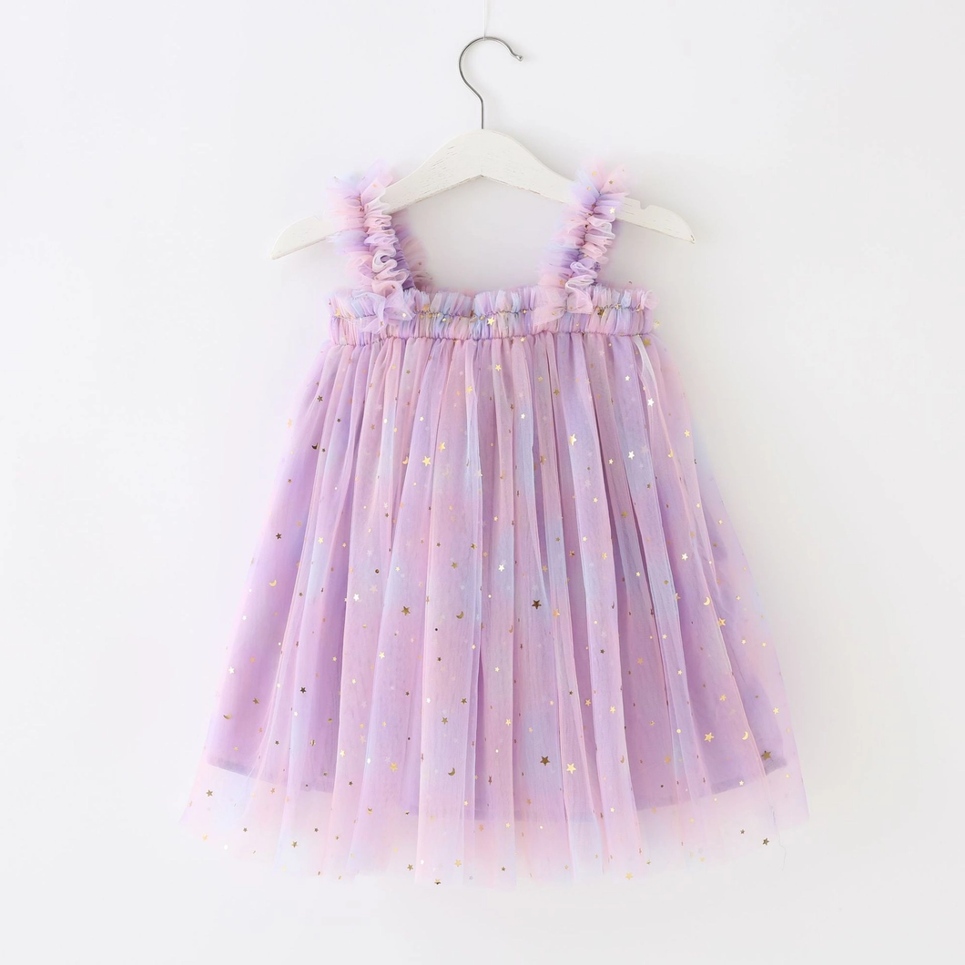 Rainbow Stars Tulle Dress