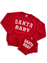 Load image into Gallery viewer, Women’s Santa Baby Knit Sweater
