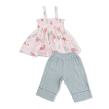 Load image into Gallery viewer, Flamingos Top &amp; Pant Set
